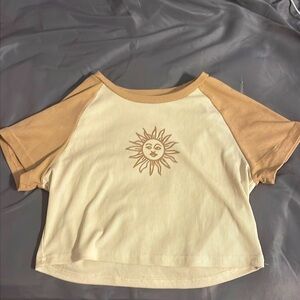 SHEIN sun crop top, size medium